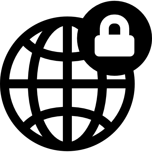 padlock, Maps And Flags, World Grid, international, secure icon