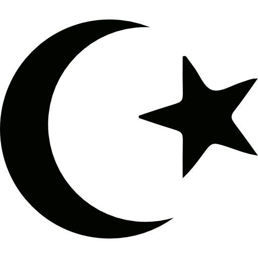 Half Moon, nature, muslim, symbol, islam, star icon