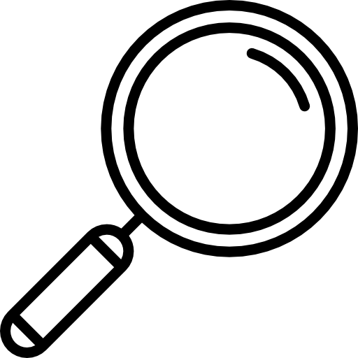 magnifying glass, detective, zoom, Loupe, Tools And Utensils icon