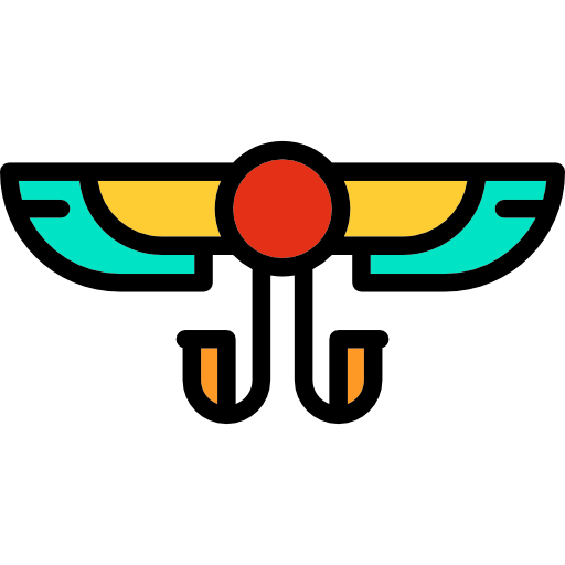 wings, symbol, Hieroglyph, Egyptian icon