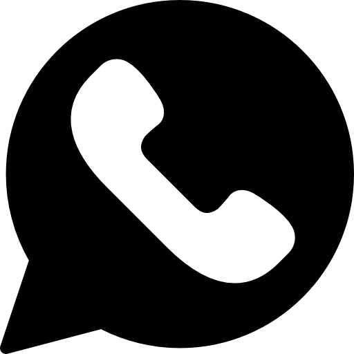 Black whatsapp logo - fusevse