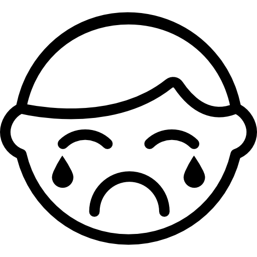Gestures, Cry, Weep, sadness, Emoticon, sad, interface, Crying icon
