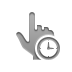 Clock, point, Hand icon