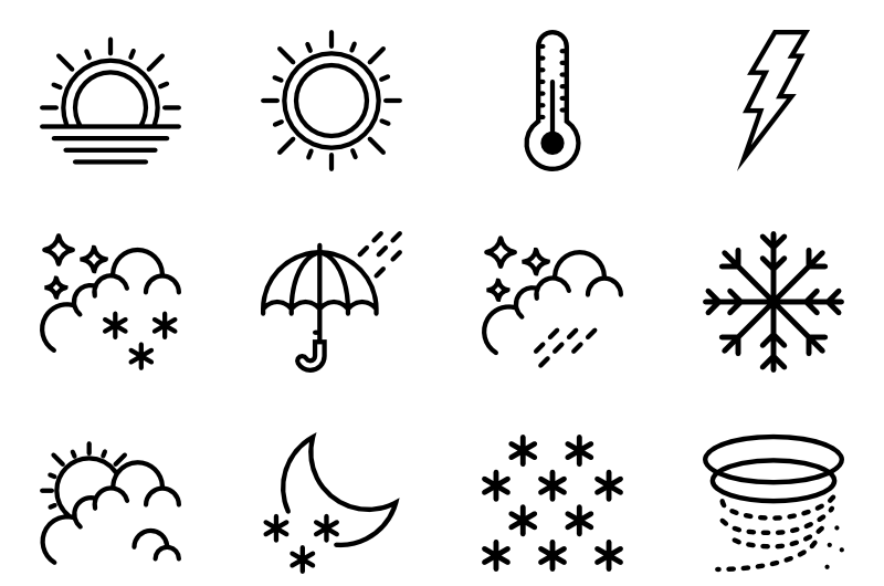 weather Set Icon