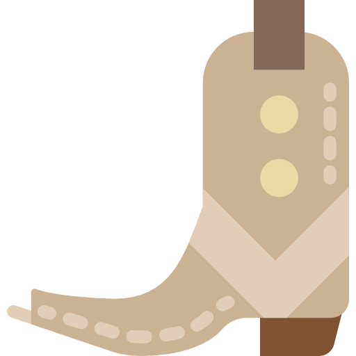 fashion, footwear, western, Cowboy, Boot icon