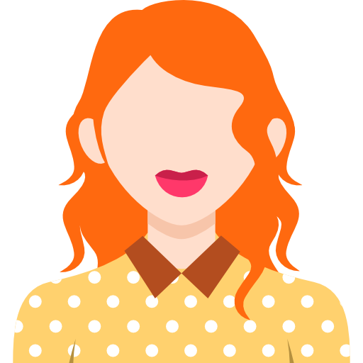 Flat business woman user profile avatar icon Vector Image