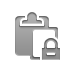 paste, Lock icon