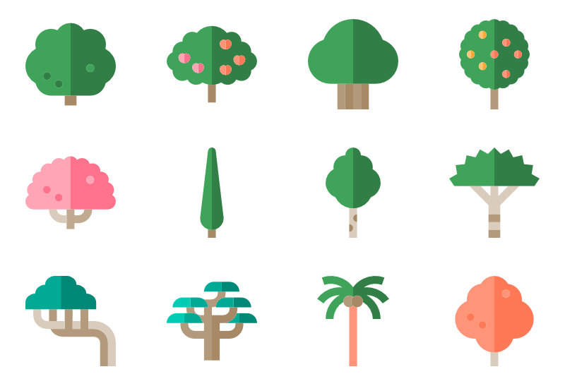 Types of Trees Icon