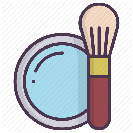 fashion brush bronzator face beauty makeup cosmetics icon beauty makeup cosmetics icon