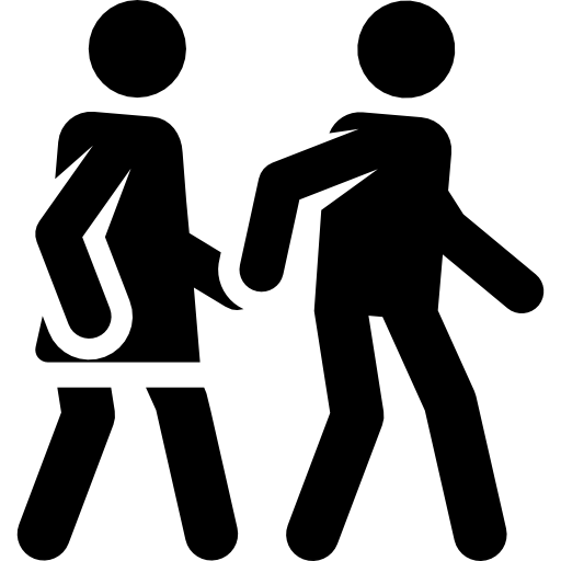 Couple, walking, Humanpictos, Pedestrians, people icon