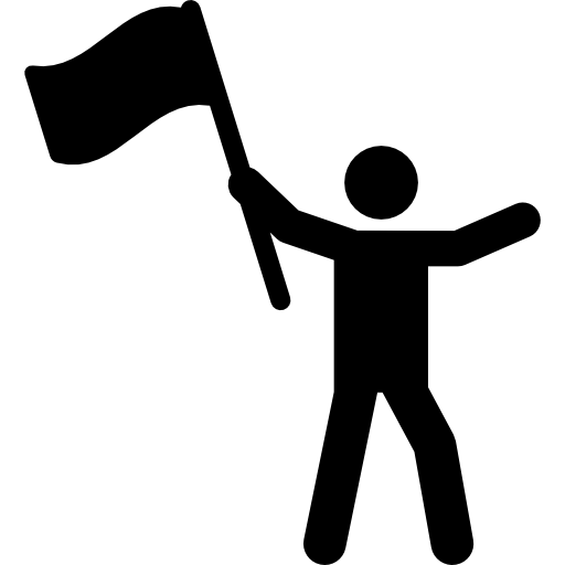 waving flag, Humanpictos, flags, people icon