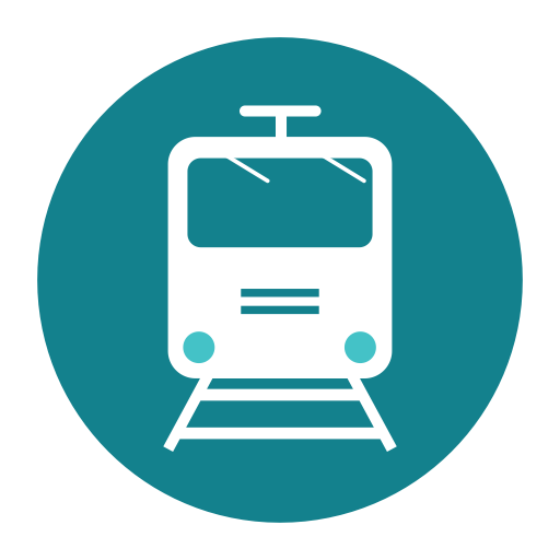 Rail, Citycons, public, train, transport, travel icon