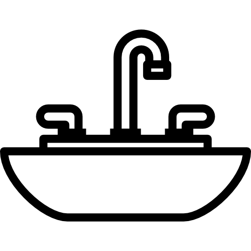 bathroom, water, Sink, wash, washing, hygiene, Furniture And Household icon