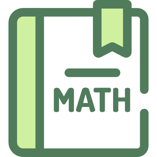 Library, school, mathematics, education, Math Book icon