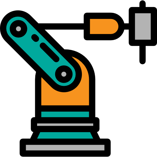 Industry Factory Robotics Industrial Robot Icon