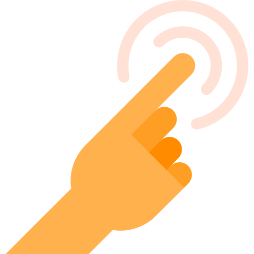 Finger, touch screen, buttons, Hands, Gestures, Hand Gesture icon