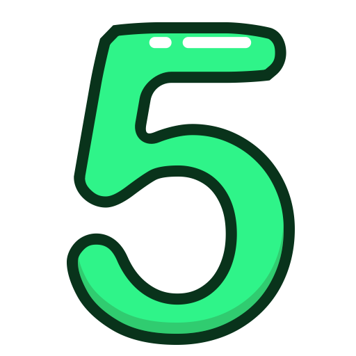 Green Numbers Clip Art