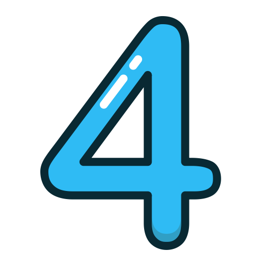 Blue, numbers, number, study, fout icon