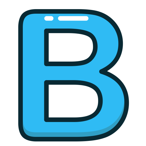 Letter, B, Alphabet,