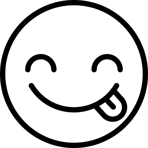 Tongue Emoticons Emoji Feelings Smileys Icon