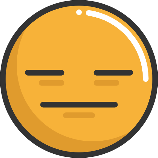 Serious, dissapointment, feelings, Smileys, emoticons, Emoji icon