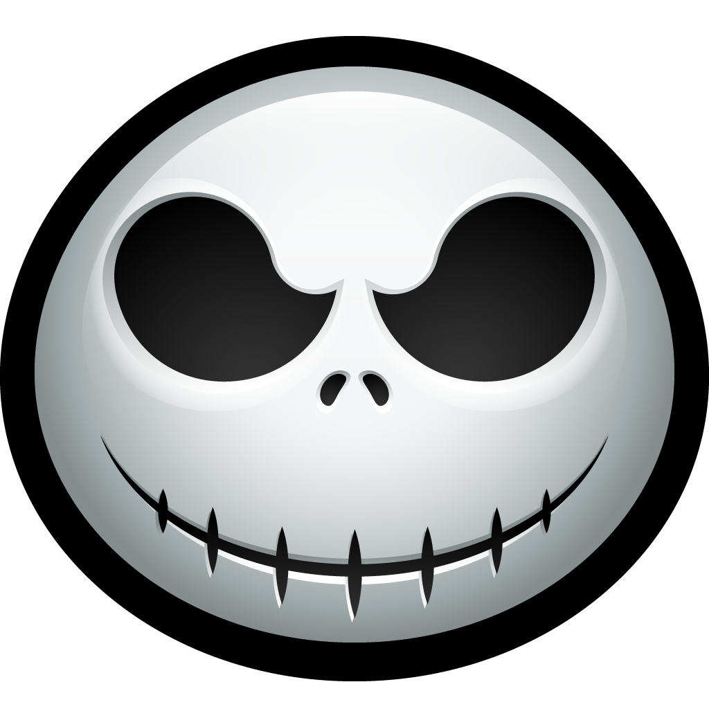 Dead Skull Halloween Jack Skellington Bones Nightmare Icon