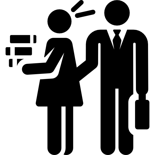Download people, education, student, teacher, Humanpictos, Sexual Harassment icon