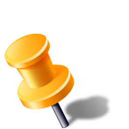 location, Gps, needle, thumbtack, pin, push pin icon