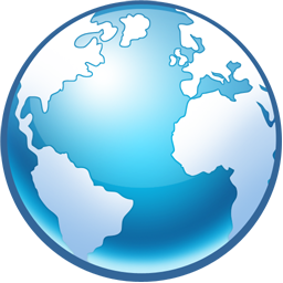 World Earth Internet Globe Icon