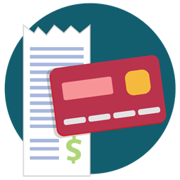 Receipt Buy Purchase Credit Card Icon