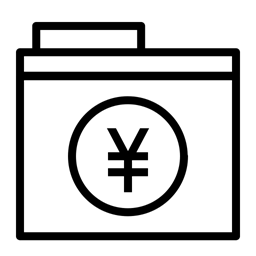 China Finance Money Currency Folder Yen Sign Icon