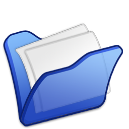 Folder Blue My Document Icon