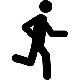 Marathon Running Man Sports Runner Run Sportive Icon