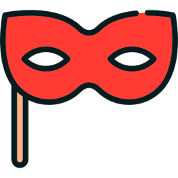 Celebration Fun Costume Party Carnival Eye Mask Icon