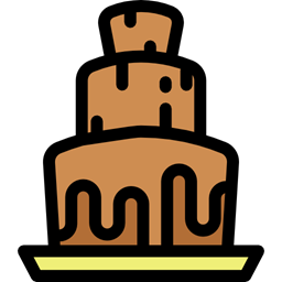 Dessert Sweet Party Chocolate Foutain Food Wedding Icon