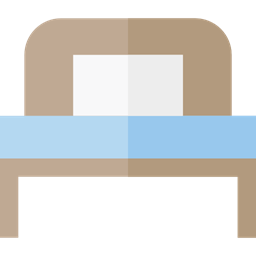 Bedroom Comfortable Furniture And Household Rest Furniture Bed Icon