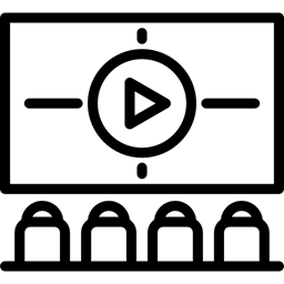 Play Entertainment Audience Cinema Film Movie Video Icon