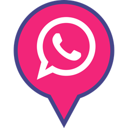 media, Logo, pin, Social, Whatsapp icon