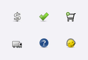 Glossy eCommerce Icons Pack icon packages