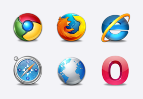 Web browsers icon packages