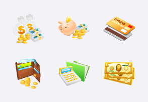 Vector Money Icons icon packages