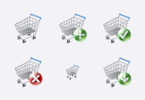 Shopping cart icon packages