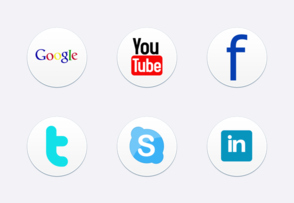 Web social icons icon packages