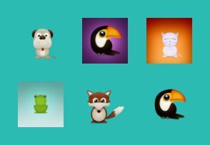 Cute critters icon packages