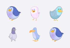 Twitter Birds icon packages