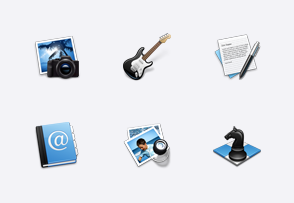 Black and Blue icon packages