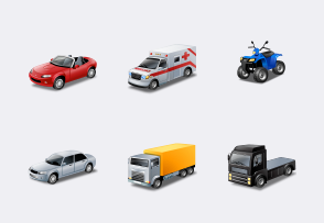 Vista Style Transport icon packages