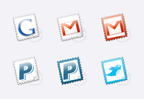 Social Poststamps icon packages