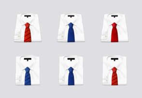 Shirt & Tie icon packages