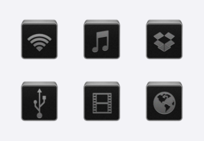 iBox (Black) icon packages